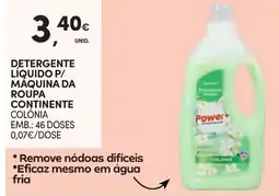 Continente Detergente líquido p/ máquina da roupa continente colônia promoção