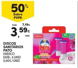 Continente Discos sanitários pato hibisco promoção