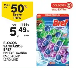 Continente Blocos sanitários bref pinho e lavanda promoção