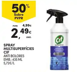 Continente spray multisuperfícies cif promoção