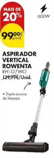 Pingo Doce Aspirador vertical rowenta rh1127wo promoção