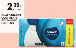 Continente guardanapos continente promoção