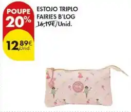 Pingo Doce estojo triplo fairies b'log promoção
