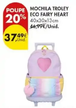 Pingo Doce Mochila trolley eco fairy heart promoção