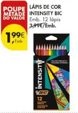 Pingo Doce Lápis de cor intensity bic promoção