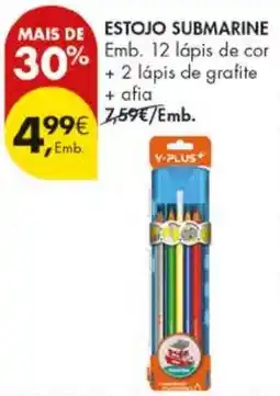 Pingo Doce estojo submarine y-plus promoção