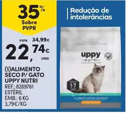 Continente Alimento seco p/ gato uppy nutri promoção