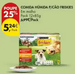 Pingo Doce comida húmida p/cão friskies promoção