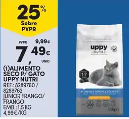 Continente Alimento seco p/ gato uppy nutri promoção