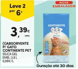 Continente Absorvente p/ gato continente pet promoção