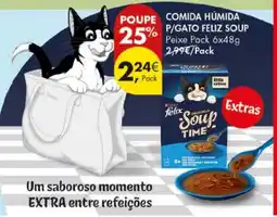 Pingo Doce Comida húmida p/gato feliz soup promoção