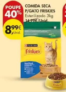 Pingo Doce Comida seca p/gato friskies esterilizado promoção