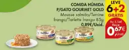 Pingo Doce Comida húmida p/gato gourmet gold promoção