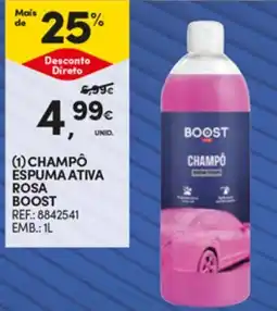 Continente Champô espumativa rosa boost promoção