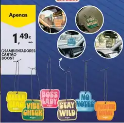 Continente Ambientadores cartão boost promoção