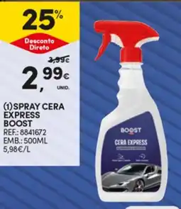 Continente spray cera express boost promoção