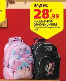 Auchan Mochila K-pop demon hunters promoção