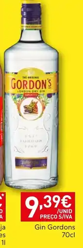 Recheio Gin Gordons promoção