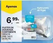 Continente Bom dia Aqui é fresco - filetes de dourada continente promoção