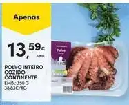 Continente Bom dia Continente - polvo inteiro cozido promoção