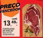 Continente Bom dia Costeletas de vitelao promoção