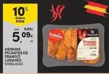 Continente Bom dia Lusiaves - asinhas picantes de frango lusiaves promoção