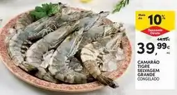 Continente Bom dia Camarão tigre sélvagem grande promoção