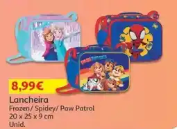 Auchan Lancheira Frozen/ Spidey/ Paw Patrol promoção