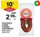 Continente Bom dia Continente - chourico carne guarda promoção