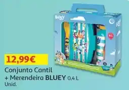 Auchan Conjunto cantil + merendeira bluey promoção