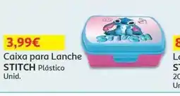 Auchan Caixa para Lanche Stitch Plástico promoção