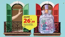 Auchan Mochila stitch promoção
