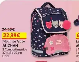 Auchan Mochila Gato Auchan promoção