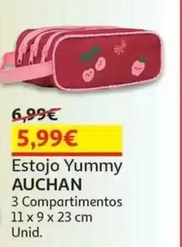 Auchan Estojo Yummy Auchan promoção