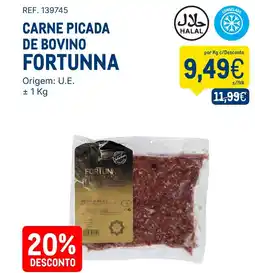 Makro Carne picada de bovino fortunna promoção