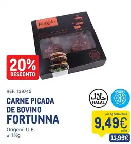 Makro Carne picada de bovino fortunna promoção