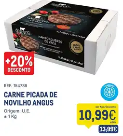 Makro Carne picada de novilho angus promoção