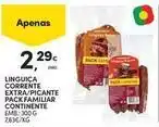 Continente Bom dia Continente - linguiça corrente extra promoção