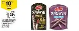 Continente Bom dia Campofrio - mini sticke fuet/ mini proteina promoção