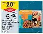 Continente Bom dia Continente - preparado p/ arroz de marisco s/ gluten promoção