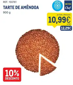 Makro Tarte de amêndoa metro chef promoção