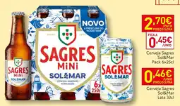 Recheio Cerveja Sagres Sol&Mar promoção