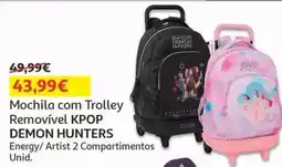 Auchan Mochila com Trolley Removível KPOP DEMON HUNTERS promoção