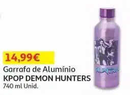 Auchan Garrafa de alumínio kpop demon hunters promoção