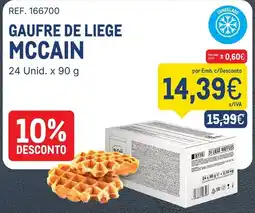 Makro gaufre de liege mccain promoção