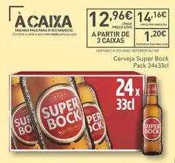 Recheio Cerveja Super Bock promoção