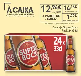 Recheio Cerveja Super Bock promoção