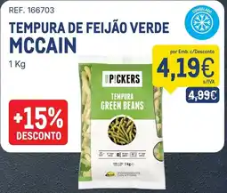 Makro Tempura de feijão verde mccain promoção