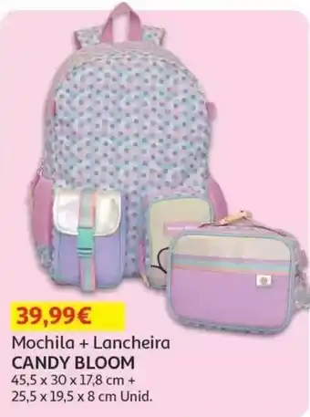 Mochila + Lancheira candy bloom