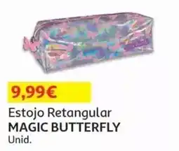 Auchan Estojo Retangular Magic Butterfly promoção
